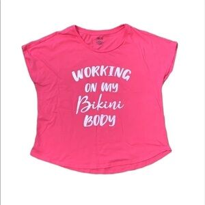 Zelos women’s short sleeve workout T-shirt size Large